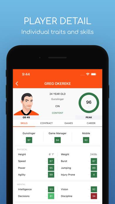 Pocket GM 3: Football Sim App skärmdump #6