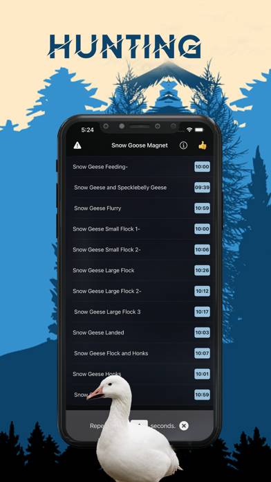 Snow Goose Magnet- Goose Calls App screenshot #2