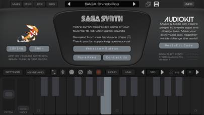 SAGA Synth | 16-Bit Super Fun! Captura de pantalla de la aplicación #2