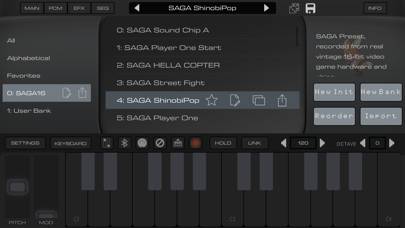 SAGA Synth | 16-Bit Super Fun! App skärmdump #4