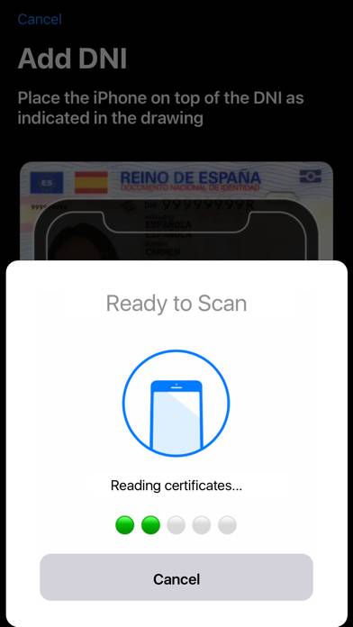 DNI Wallet plus Captura de pantalla de la aplicación #5