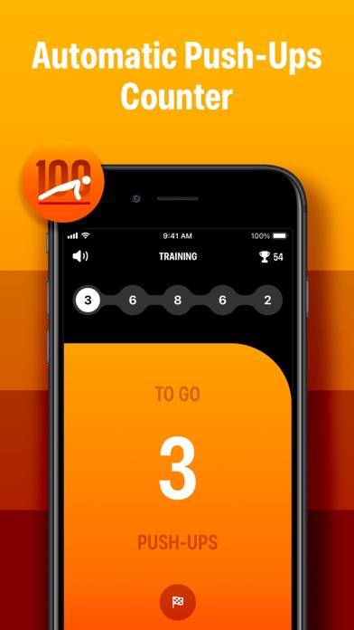 100 Push-Ups Counter & Trainer App screenshot #1