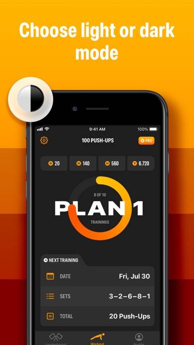 100 Push-Ups Counter & Trainer App-Screenshot #6