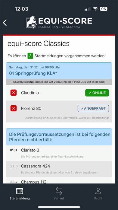 Online-Startmeldung App-Screenshot #3