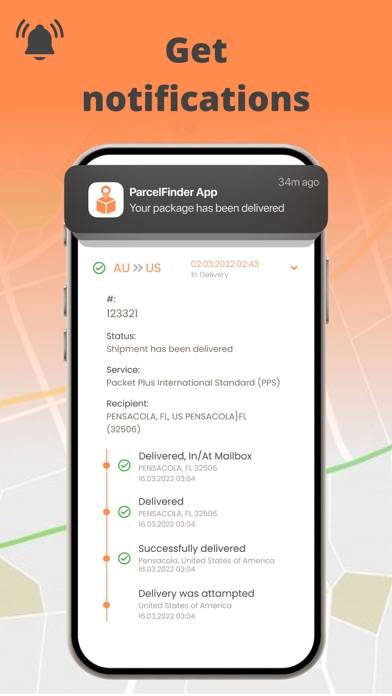 Parcel pending: Find my parcel App screenshot #5