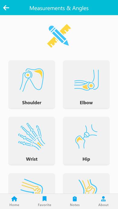 Orthopedic Signs & Angles App screenshot #2