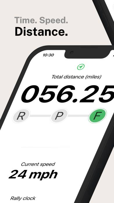 Richta Simple Rally Odometer App screenshot #1