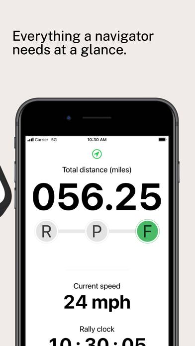 Richta Simple Rally Odometer App screenshot #3