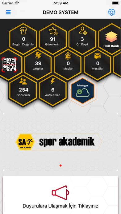 Spor Akademik Manager screenshot #2