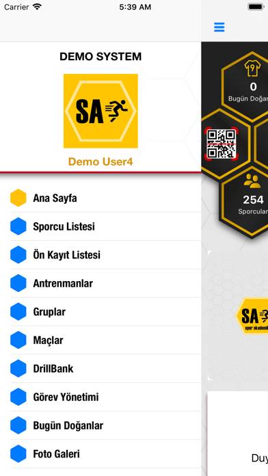 Spor Akademik Manager screenshot #3