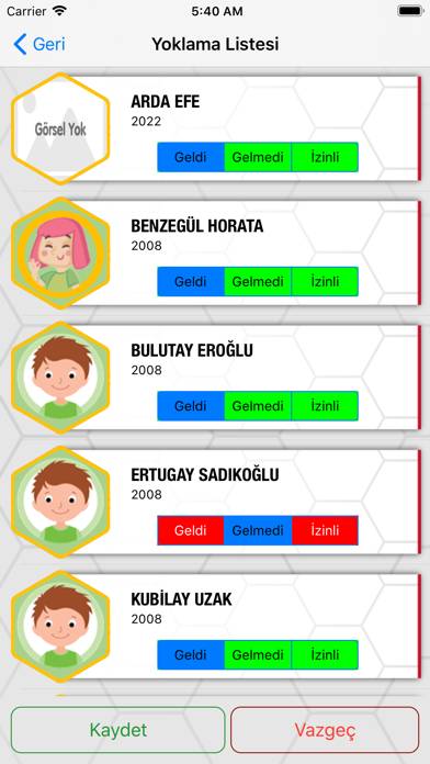 Spor Akademik Manager App screenshot
