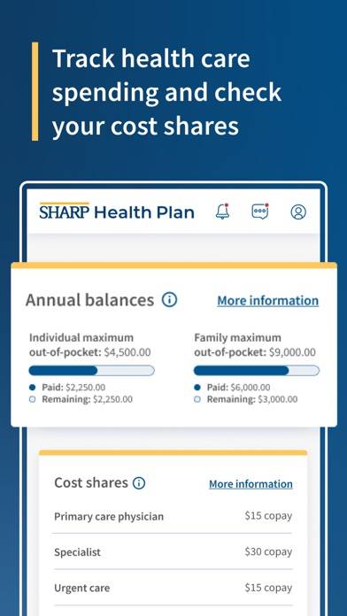 Sharp Health Plan App screenshot #1