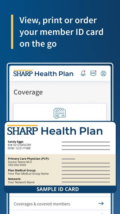 Sharp Health Plan App screenshot #2