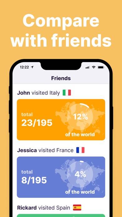 Been: track visited countries Captura de pantalla de la aplicación #3