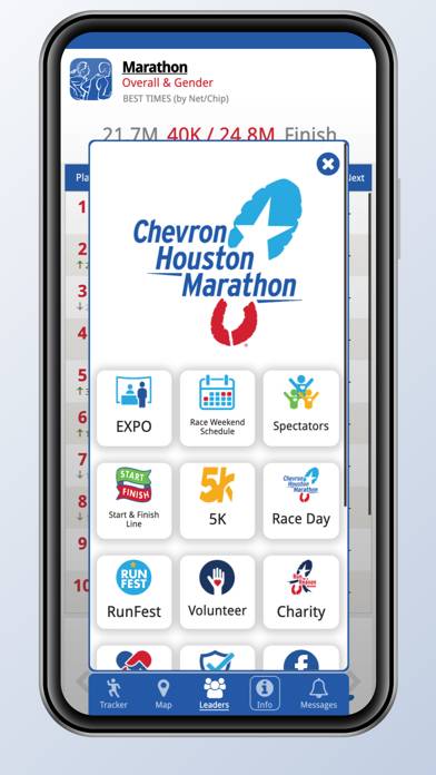 Chevron Houston Marathon App screenshot #6