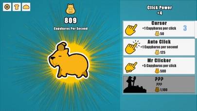 Capybara Clicker App skärmdump #1