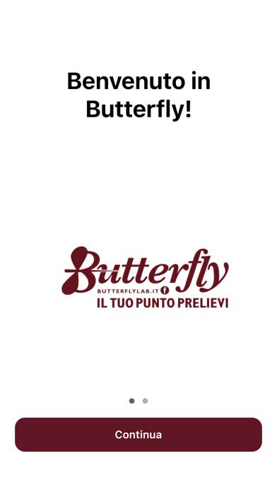 Butterfly Laboratorio Analisi App screenshot