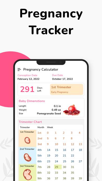 Pregnancy Tracker Week by Week Captura de pantalla de la aplicación #1