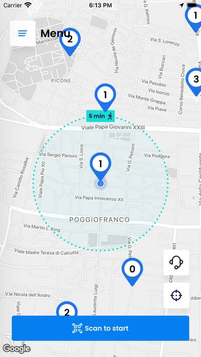 VAIMOO Bike Sharing Schermata dell'app #1
