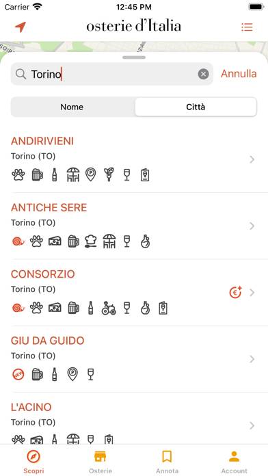 Osterie d’Italia 2023 Schermata dell'app #5