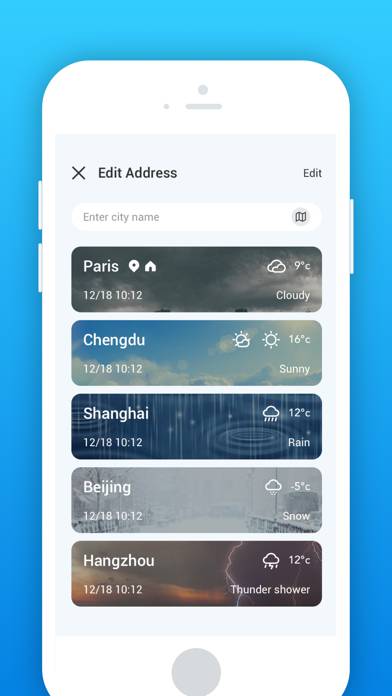 Weather Forecast-Local Alert App-Screenshot #2