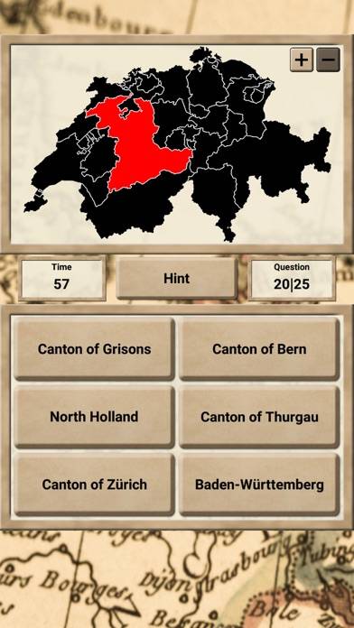 Europe Geography Captura de pantalla de la aplicación #3