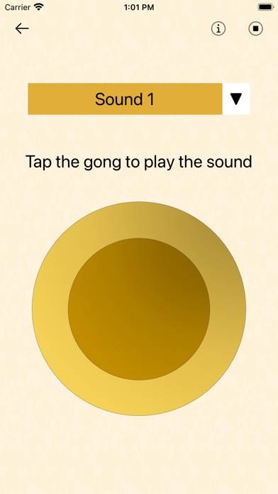 Gong Sounds! Captura de pantalla de la aplicación #1