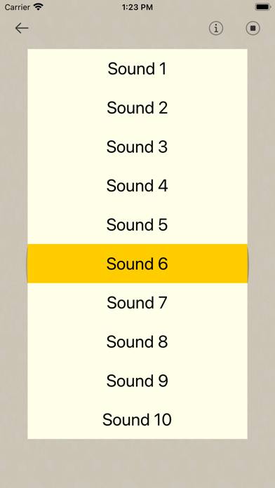 Gong Sounds! App screenshot #2