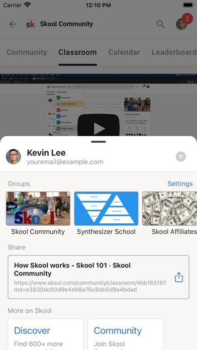 Skool Kompanion Captura de pantalla de la aplicación #4