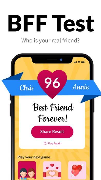 BFF Test: Best Friend Quiz Uygulama ekran görüntüsü #1