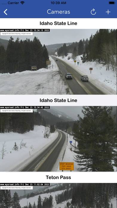 Wyoming Road Conditions App screenshot #2