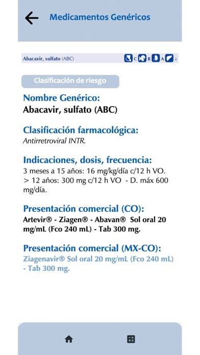 Pediadosis Schermata dell'app