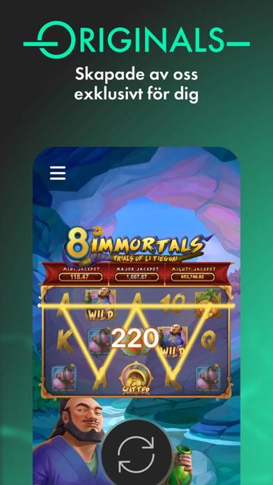 Games på bet365 App skärmdump #5