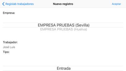 ELITE trabajadores Captura de pantalla de la aplicación