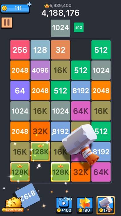 Drop Merge : Number Puzzle App screenshot #6