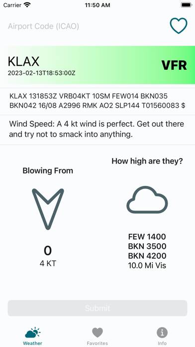 Metar Af App screenshot