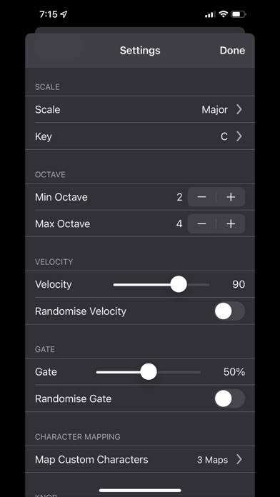 Textquencer AUv3 MIDI Скриншот приложения #4