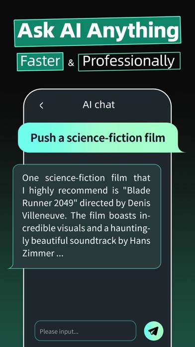 Pure AI -Chat bot & AI Writing Capture d'écran de l'application #2