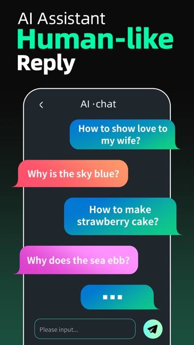 Pure AI -Chat bot & AI Writing Capture d'écran de l'application