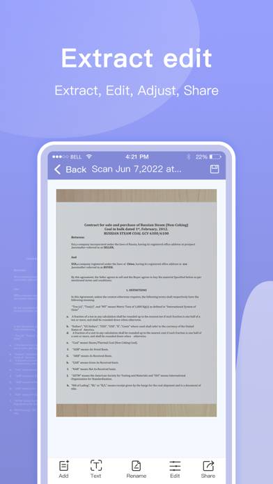 Scanner APP:PDF OCR Scanner Capture d'écran de l'application #2