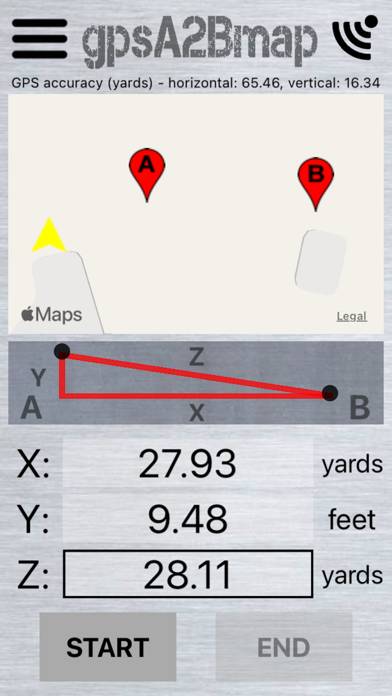 GpsA2Bmap App screenshot