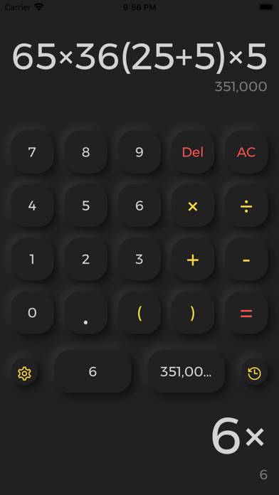 Calculadora multitarea captura de pantalla