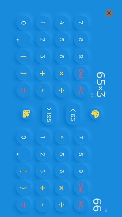 Calculadora multitarea Captura de pantalla de la aplicación