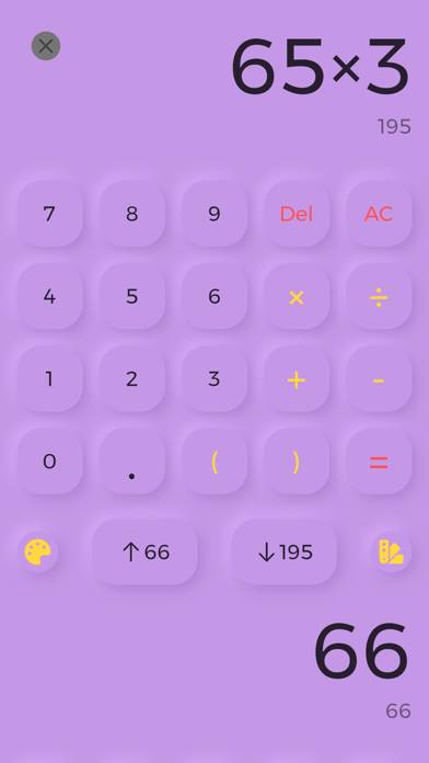Calculadora multitarea Captura de pantalla de la aplicación