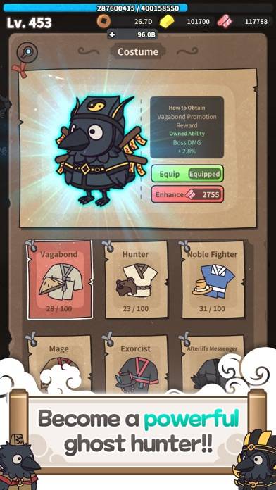 Boori's Spooky Tales: Idle RPG Schermata dell'app #5