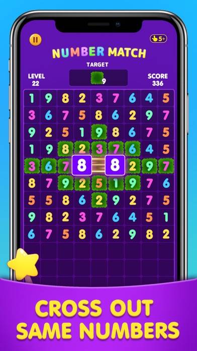 Number Match: Ten Crush Puzzle skärmdump av spelet