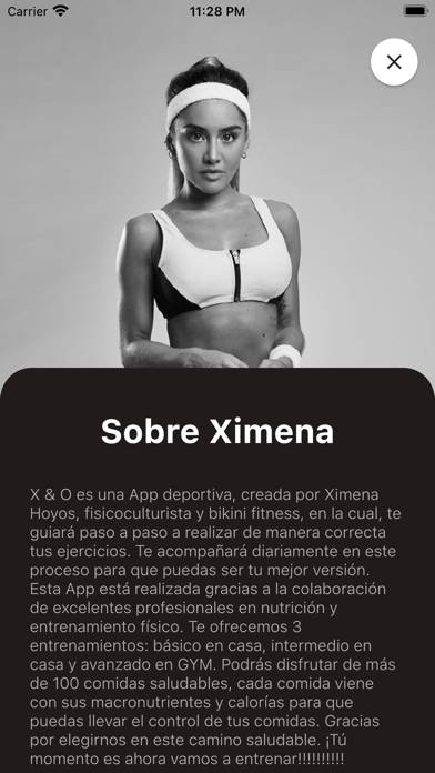 Ximena Hoyos Fit App screenshot #2