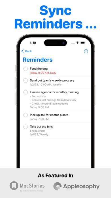 ReminderCal App-Screenshot #1