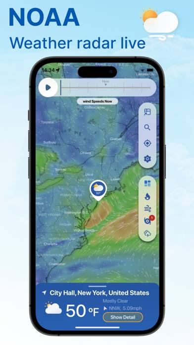 NOAA Weather Captura de pantalla de la aplicación #1