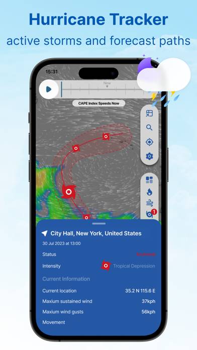 NOAA Weather Captura de pantalla de la aplicación #2